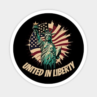 "United in Liberty" Magnet